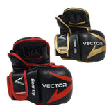 MMA Hybrid sparring grappling gloves Galvarino series - Red colour