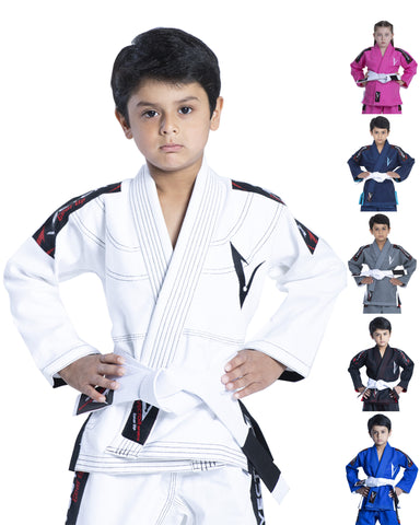 Kids Ultra-light Attila series BJJ gi with pre-shrunk fabric and FREE Belt